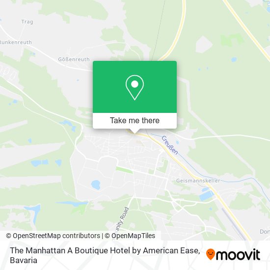 The Manhattan A Boutique Hotel by American Ease map