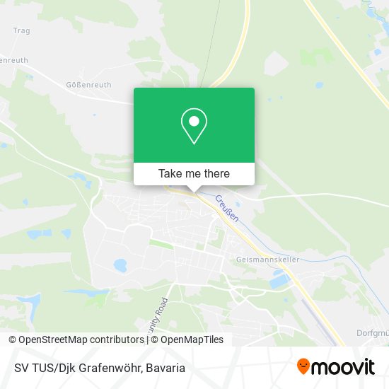 SV TUS/Djk Grafenwöhr map