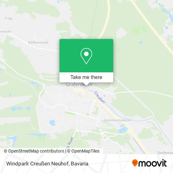 Карта Windpark Creußen Neuhof