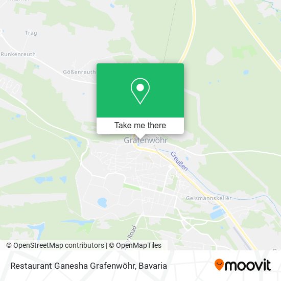 Restaurant Ganesha Grafenwöhr map