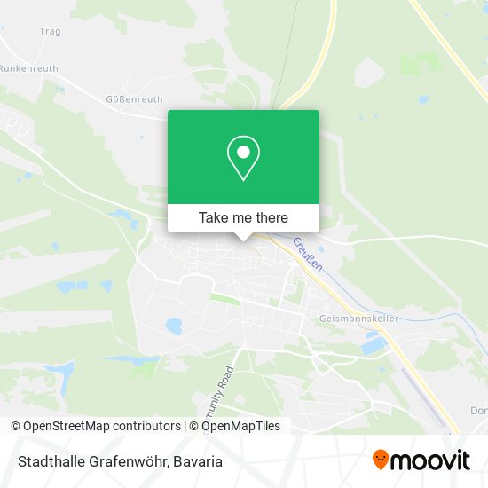 Stadthalle Grafenwöhr map