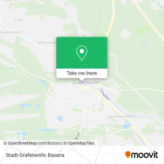 Карта Stadt Grafenwöhr