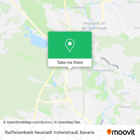 Raiffeisenbank Neustadt Vohenstrauß map