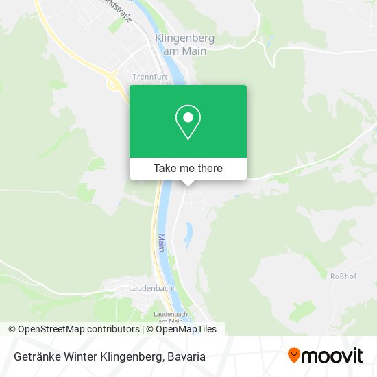 Getränke Winter Klingenberg map
