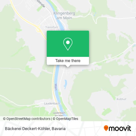 Bäckerei Deckert-Köhler map
