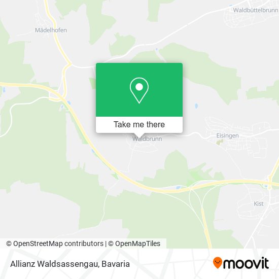 Allianz Waldsassengau map