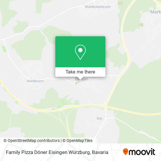 Family Pizza Döner Eisingen Würzburg map