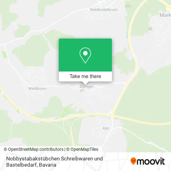 Карта Nobbystabakstübchen Schreibwaren und Bastelbedarf