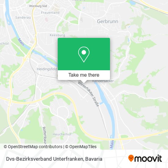 Dvs-Bezirksverband Unterfranken map
