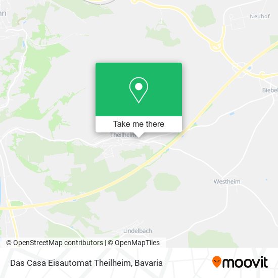 Das Casa Eisautomat Theilheim map