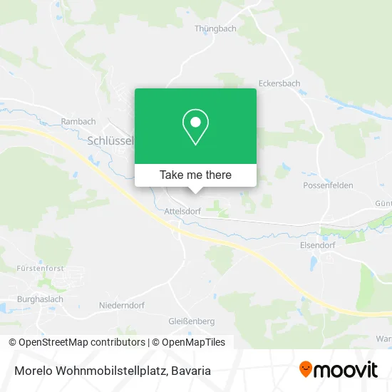 Карта Morelo Wohnmobilstellplatz