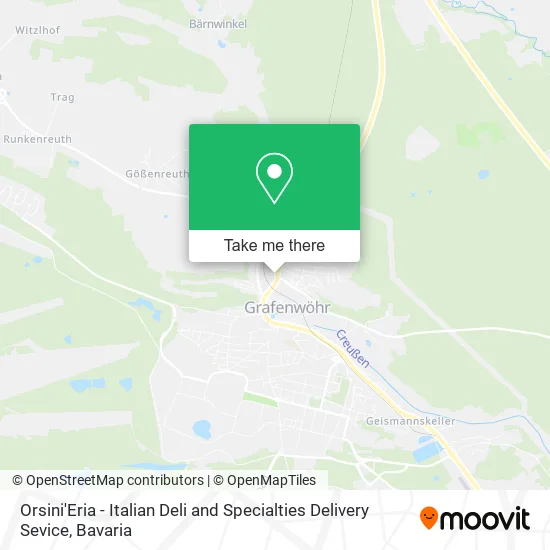 Карта Orsini'Eria - Italian Deli and Specialties Delivery Sevice