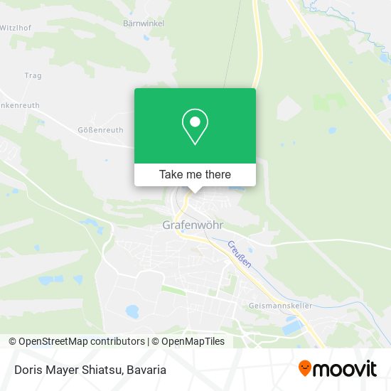 Doris Mayer Shiatsu map