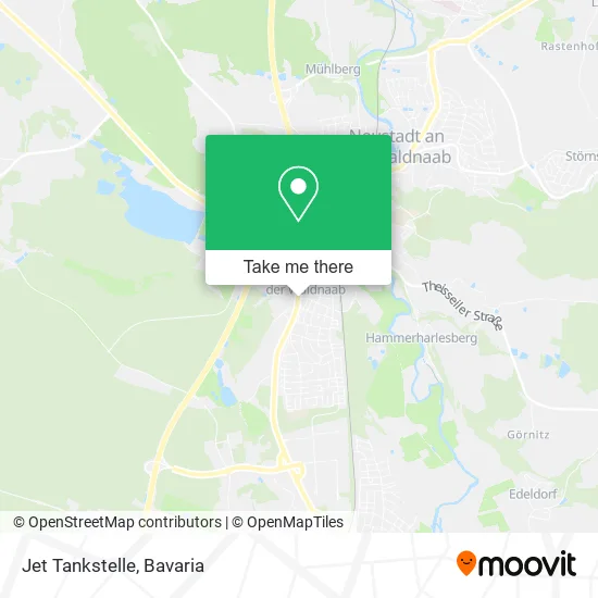 Карта Jet Tankstelle