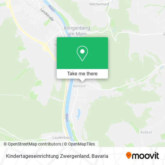 Карта Kindertageseinrichtung Zwergenland