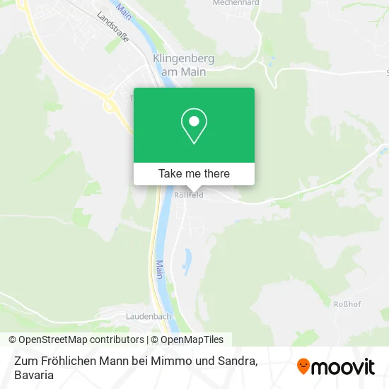 Карта Zum Fröhlichen Mann bei Mimmo und Sandra