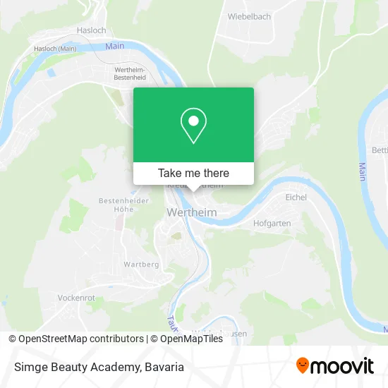 Simge Beauty Academy map