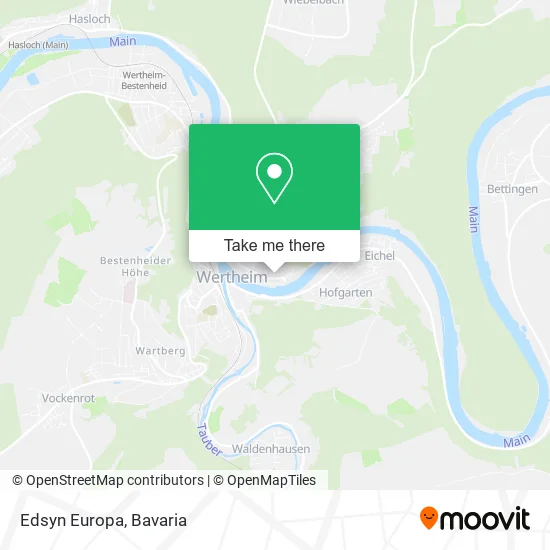 Карта Edsyn Europa