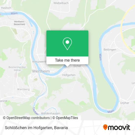 Карта Schlößchen im Hofgarten