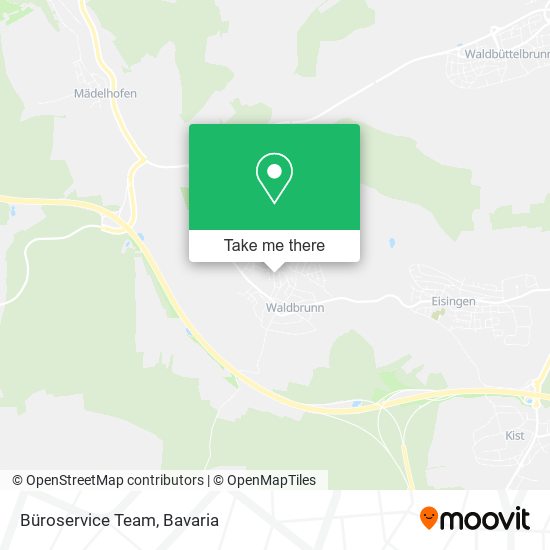 Büroservice Team map