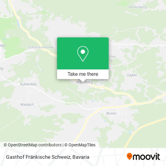 Карта Gasthof Fränkische Schweiz