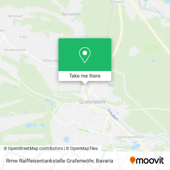Карта Rmw Raiffeisentankstelle Grafenwöhr