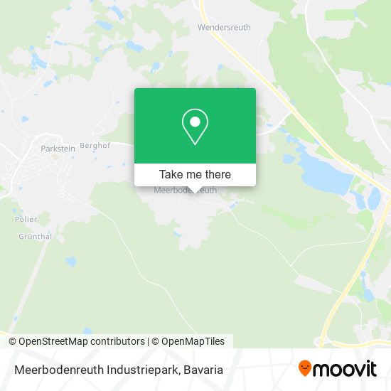 Meerbodenreuth Industriepark map