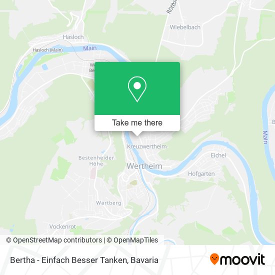 Bertha - Einfach Besser Tanken map