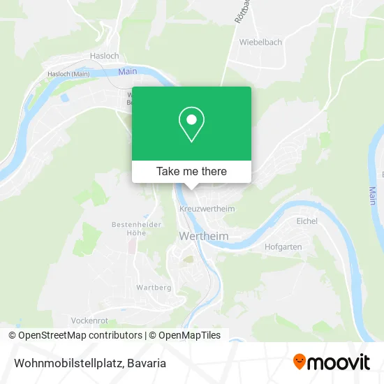Карта Wohnmobilstellplatz