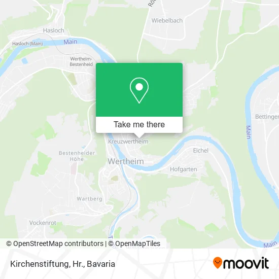 Карта Kirchenstiftung, Hr.