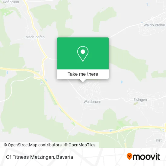 Карта Cf Fitness Metzingen