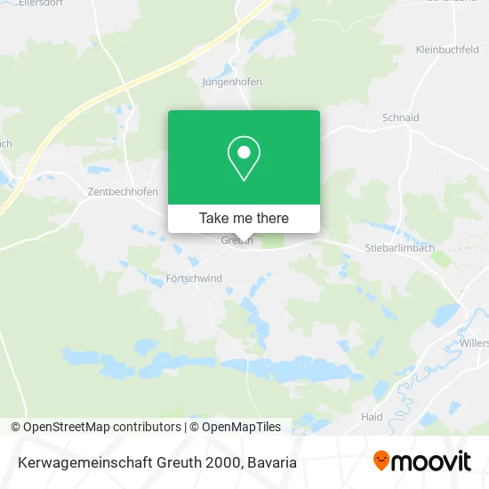 Карта Kerwagemeinschaft Greuth 2000