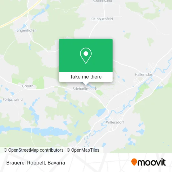 Карта Brauerei Roppelt