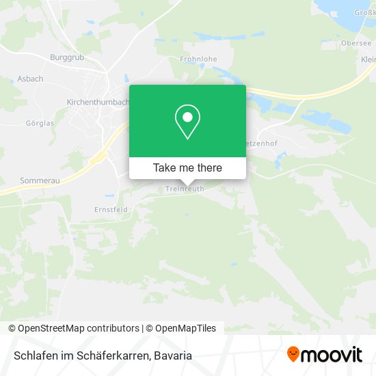 Schlafen im Schäferkarren map