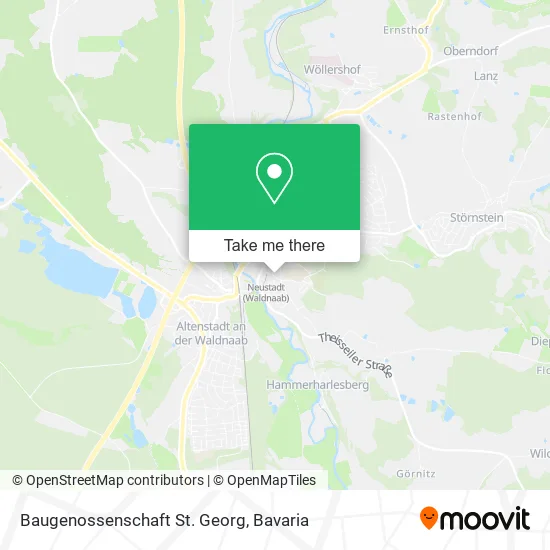 Карта Baugenossenschaft St. Georg