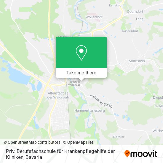 Priv. Berufsfachschule für Krankenpflegehilfe der Kliniken map