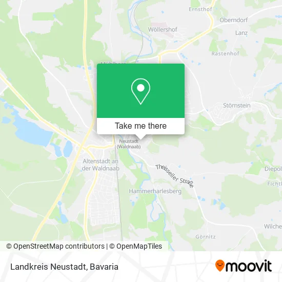 Карта Landkreis Neustadt