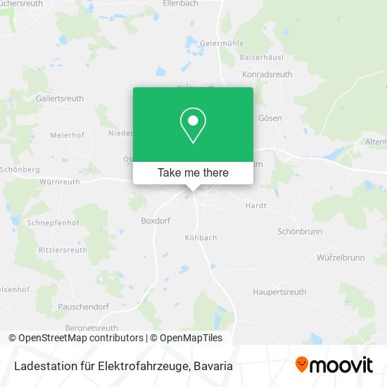 Ladestation für Elektrofahrzeuge map