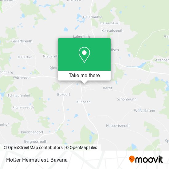 Floßer Heimatfest map
