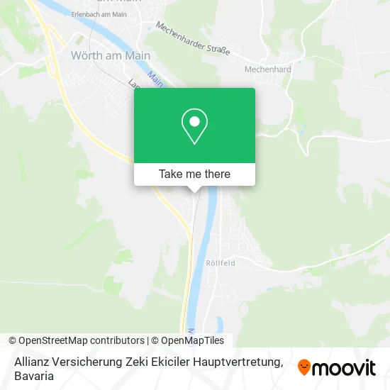 Карта Allianz Versicherung Zeki Ekiciler Hauptvertretung