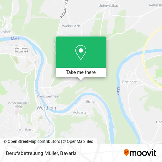 Карта Berufsbetreuung Müller