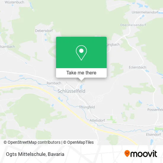 Карта Ogts Mittelschule