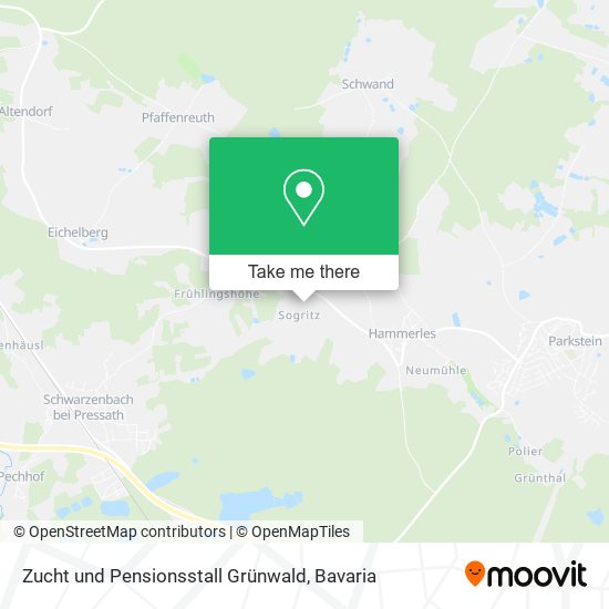 Zucht und Pensionsstall Grünwald map