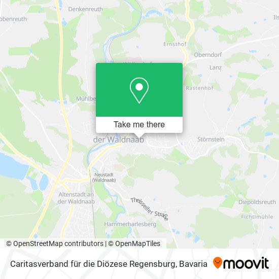 Caritasverband für die Diözese Regensburg map