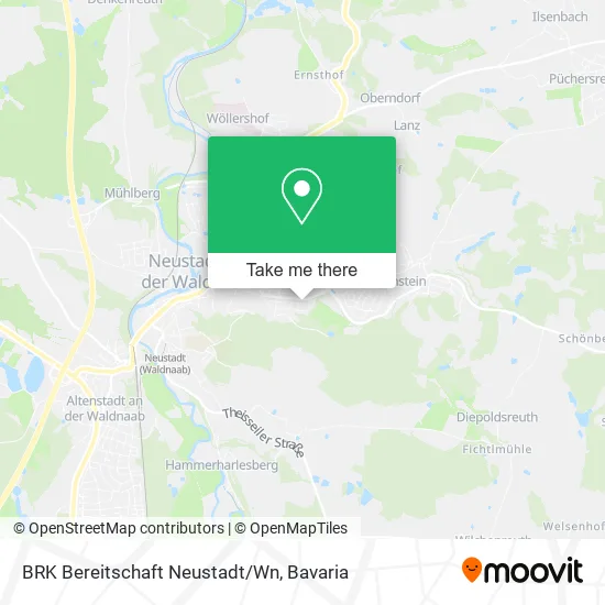 Карта BRK Bereitschaft Neustadt/Wn