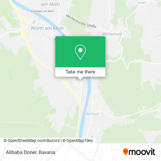 Карта Alibaba Doner