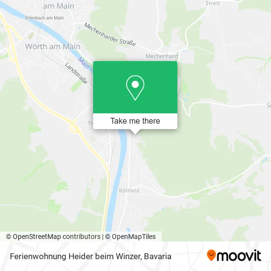Карта Ferienwohnung Heider beim Winzer