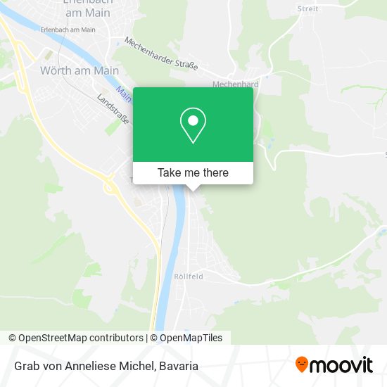 Grab von Anneliese Michel map