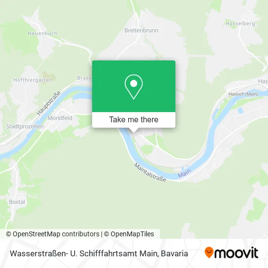 Карта Wasserstraßen- U. Schifffahrtsamt Main