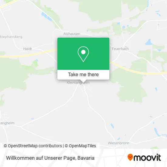 Карта Willkommen auf Unserer Page